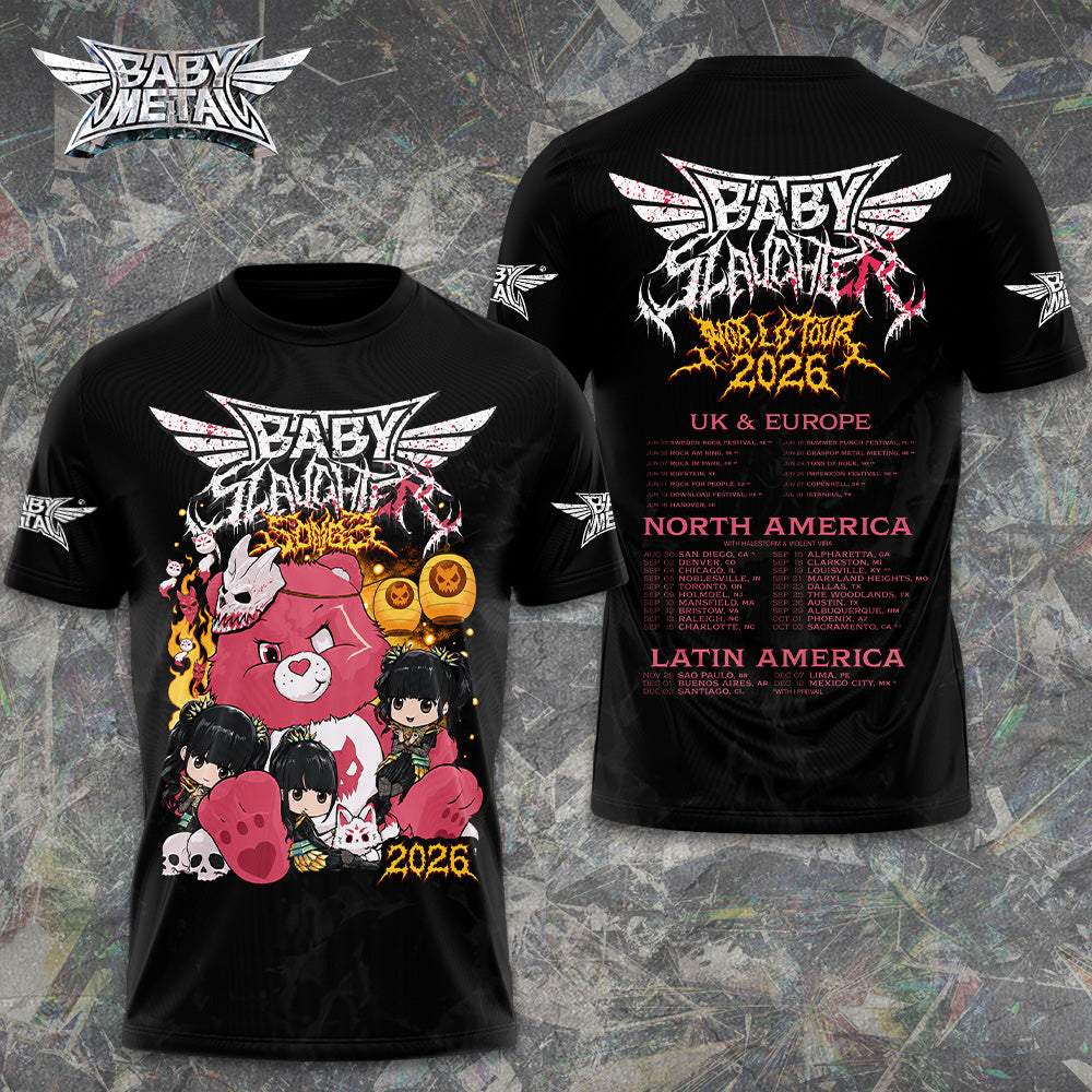 Babymetal World Tour 2026 3D Apparel – GNE6705