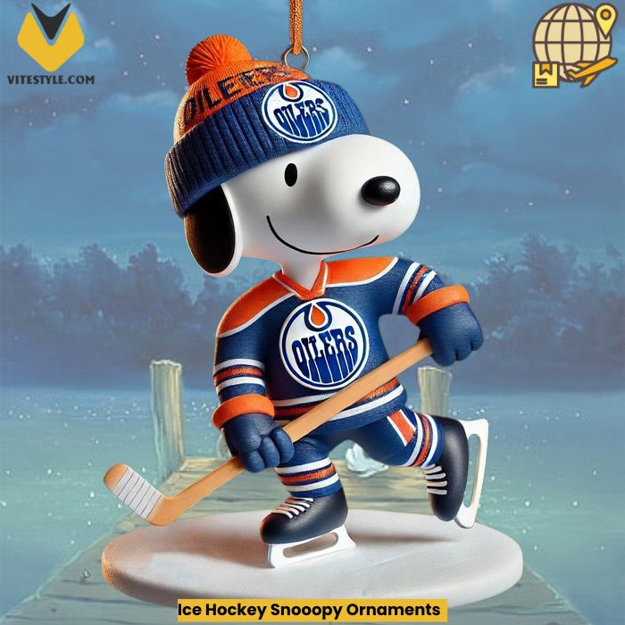 Ice Hockey Snooopy Ornaments