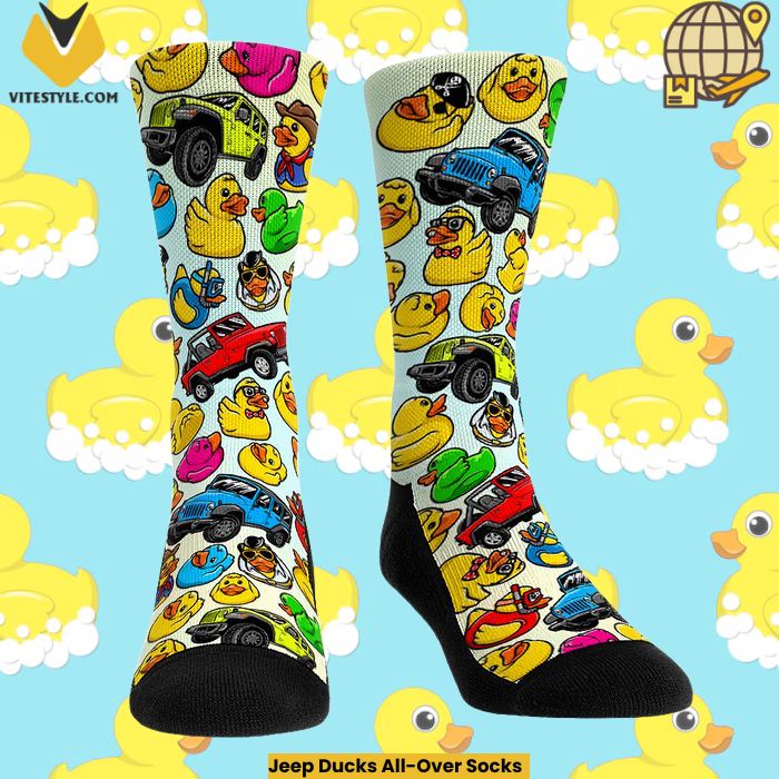 Jeep Ducks All-Over Socks