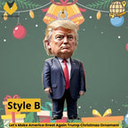 Let’s Make America Great Again Trump Christmas Ornament