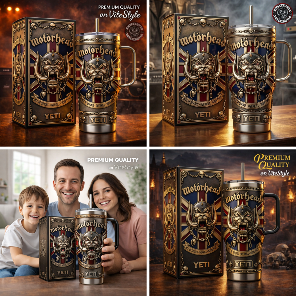 BEST Motorhead Ace Of Spades Tumbler with Handle