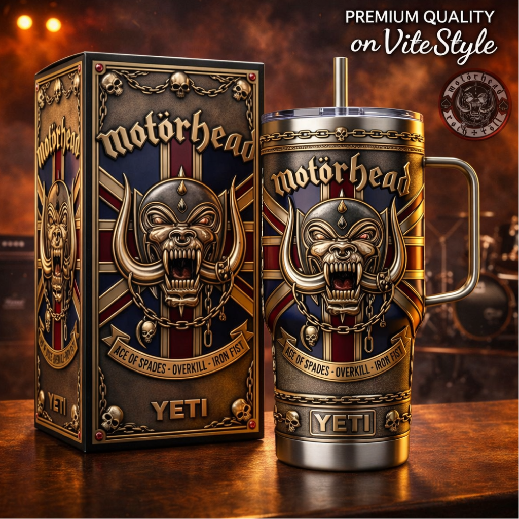 BEST Motorhead Ace Of Spades Tumbler with Handle