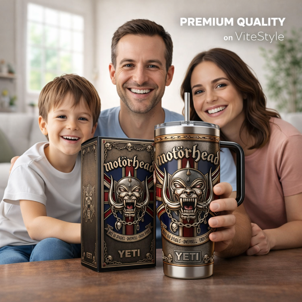 BEST Motorhead Ace Of Spades Tumbler with Handle