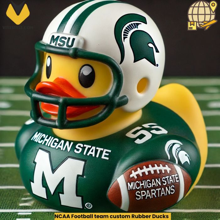 NCAA Football team custom Rubber Ducks Ornament