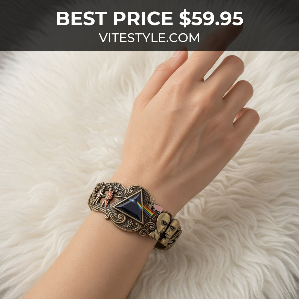 BEST Pink Floyd Tribute Cuff Bracelet