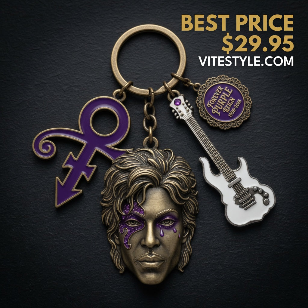 BEST Prince Tribute Keychain