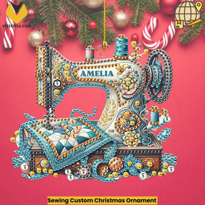 Sewing Custom Christmas Ornament