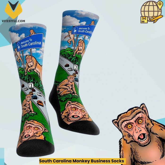 South Carolina Monkey Business Socks