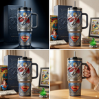 BEST Superman Flight of Steel Tumbler