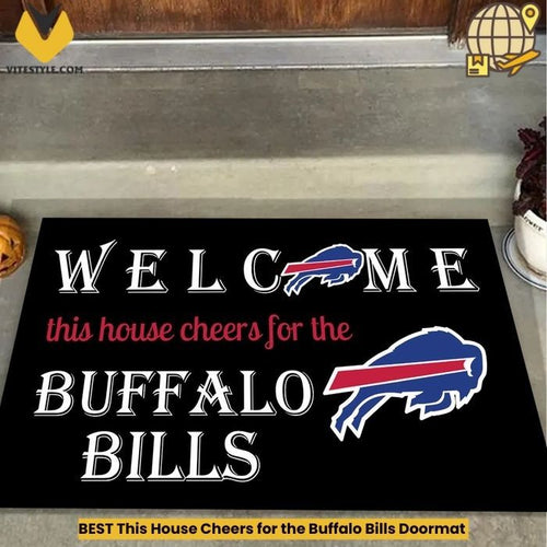 BEST This House Cheers for the Buffalo Bills Doormat