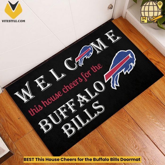 BEST This House Cheers for the Buffalo Bills Doormat