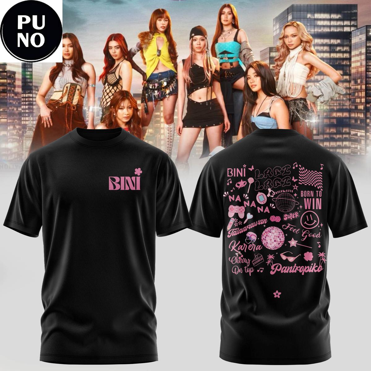 BINI Signals World Tour 2026 Pantropiko Vibes Hoodie T-Shirt