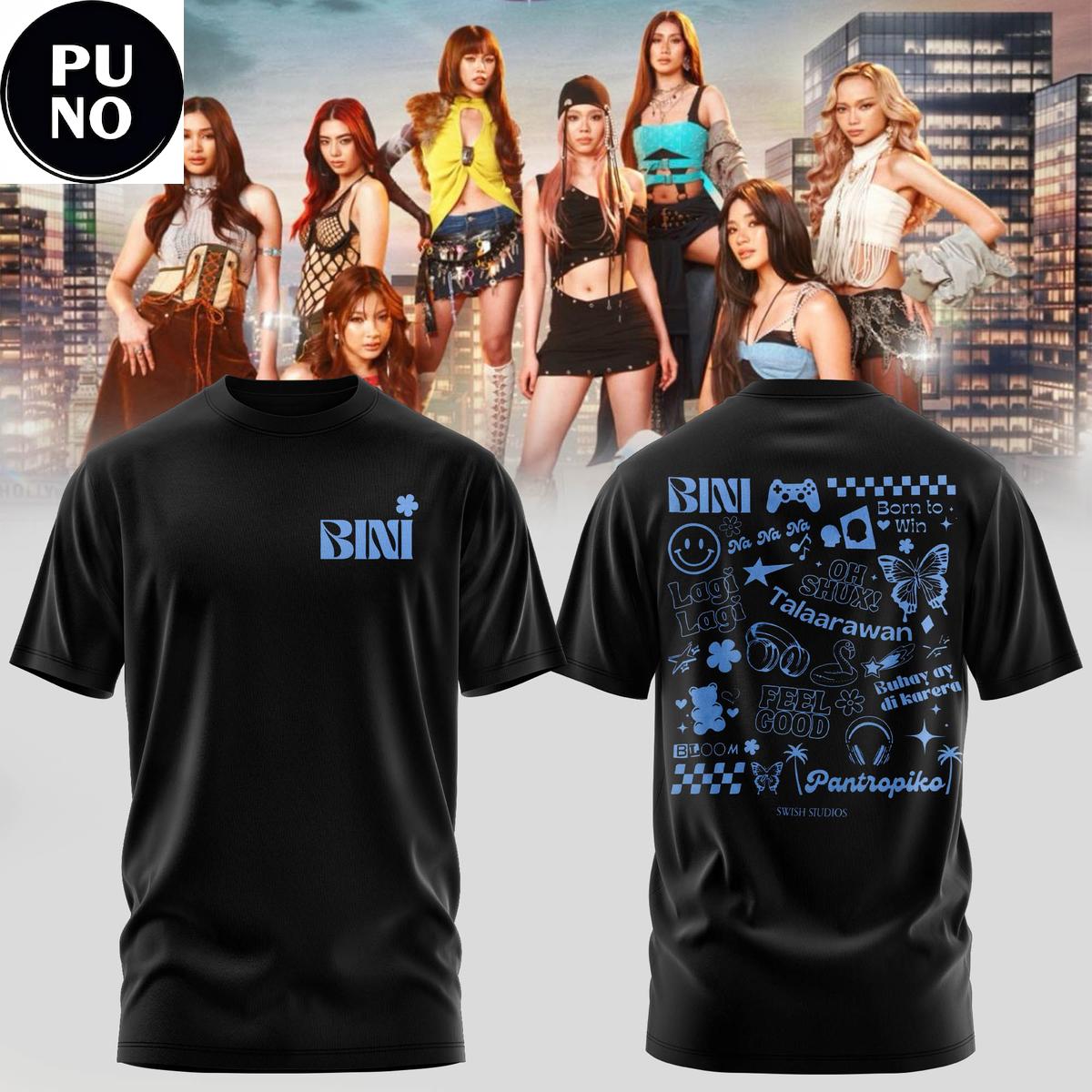 BINI Signals World Tour 2026 Pantropiko Vibes Hoodie T-Shirt