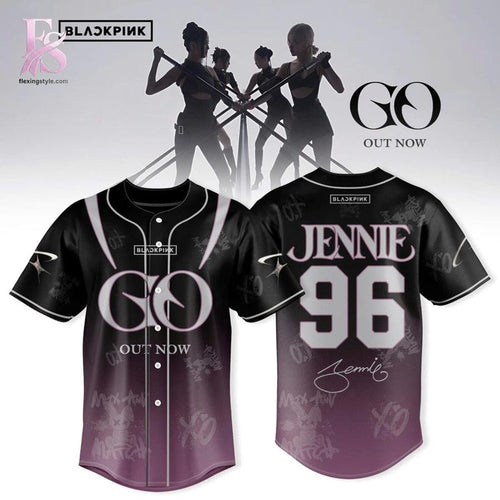 BLACKPINK ‘GO’ OUT NOW Jennie Baseball Jersey