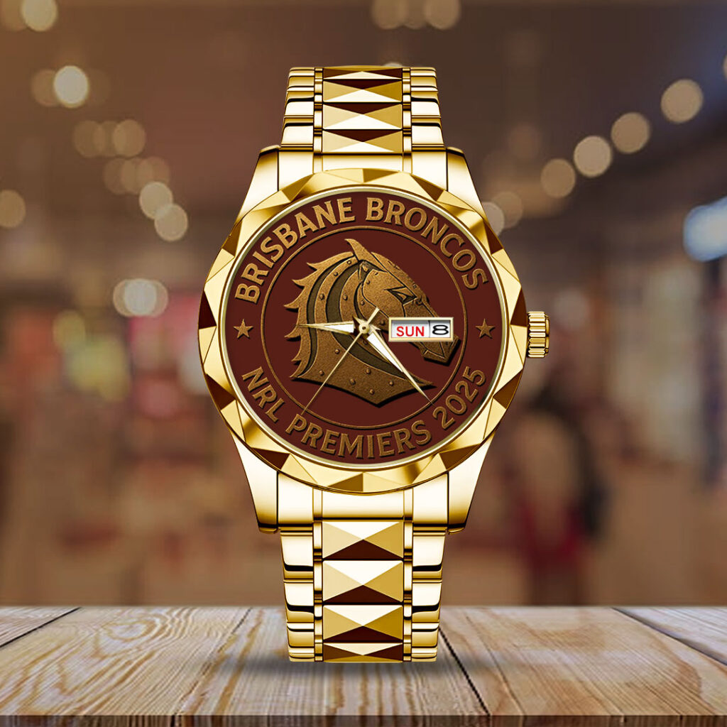 Brisbane Broncos Alloy Luxury Quartz Watch - TMTHU1664