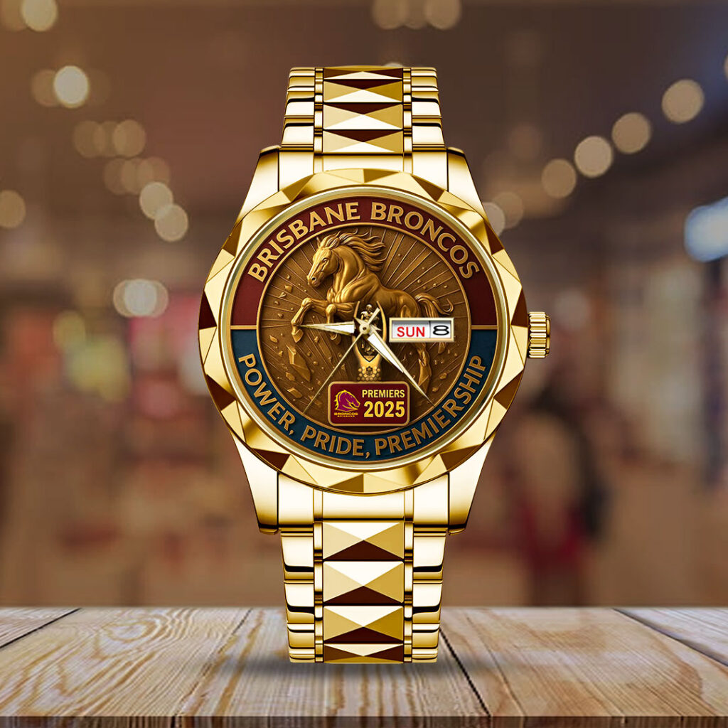 Brisbane Broncos Alloy Luxury Quartz Watch - TMTHU1301