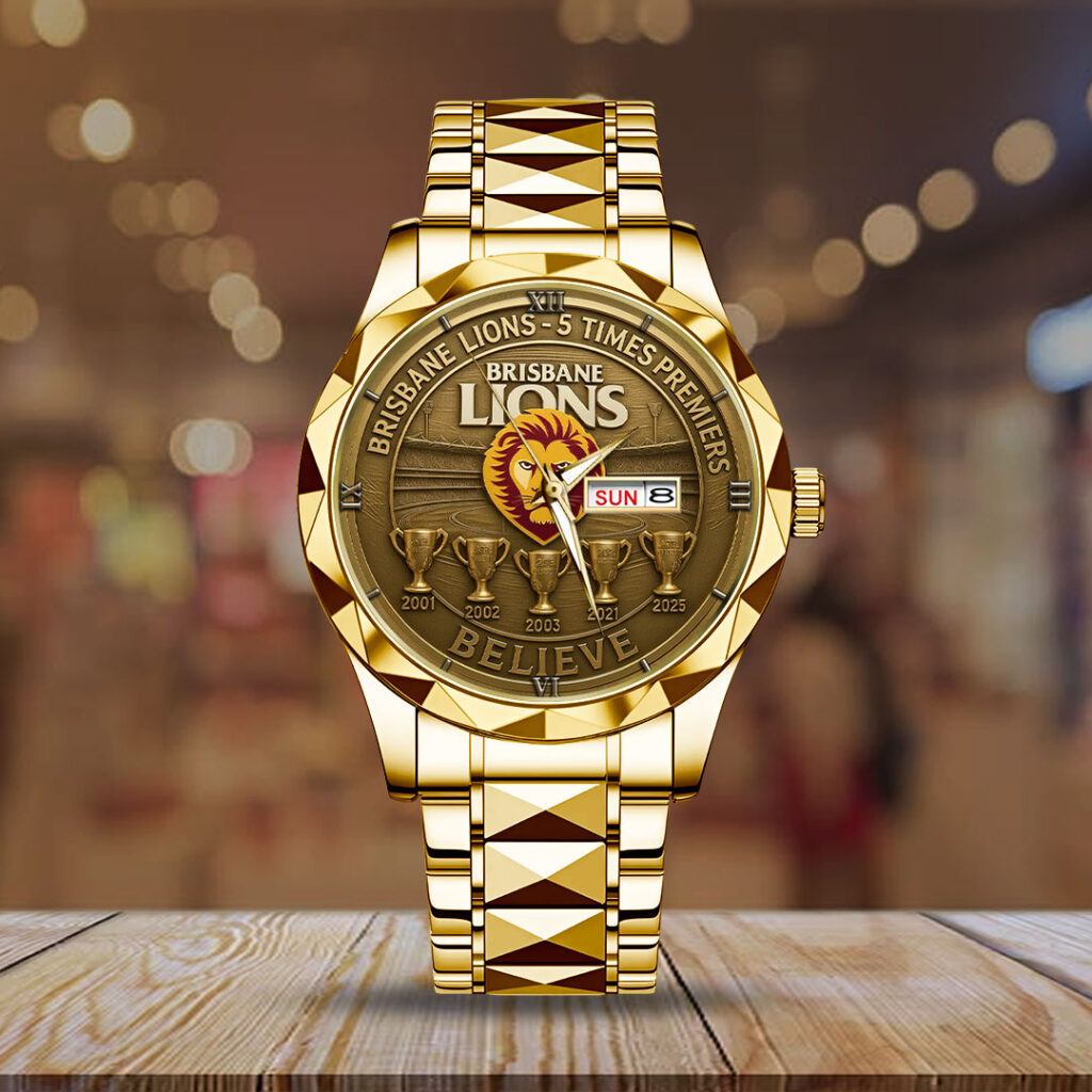 Brisbane Lions Alloy Luxury Quartz Watch - TMTHU1269