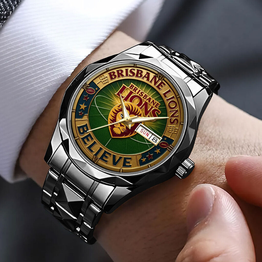 Brisbane Lions Alloy Luxury Quartz Watch - TMTHU1195