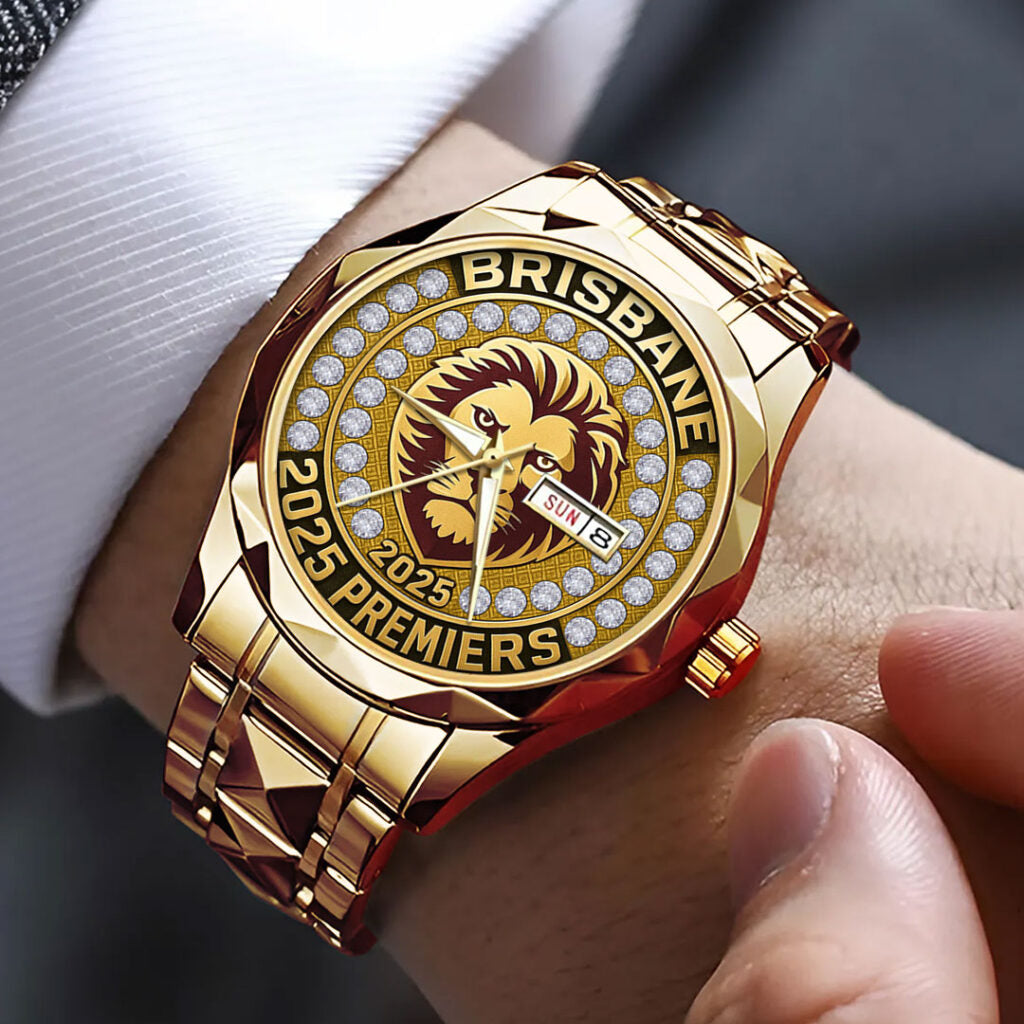 Brisbane Lions Alloy Luxury Quartz Watch - TMTHU1371