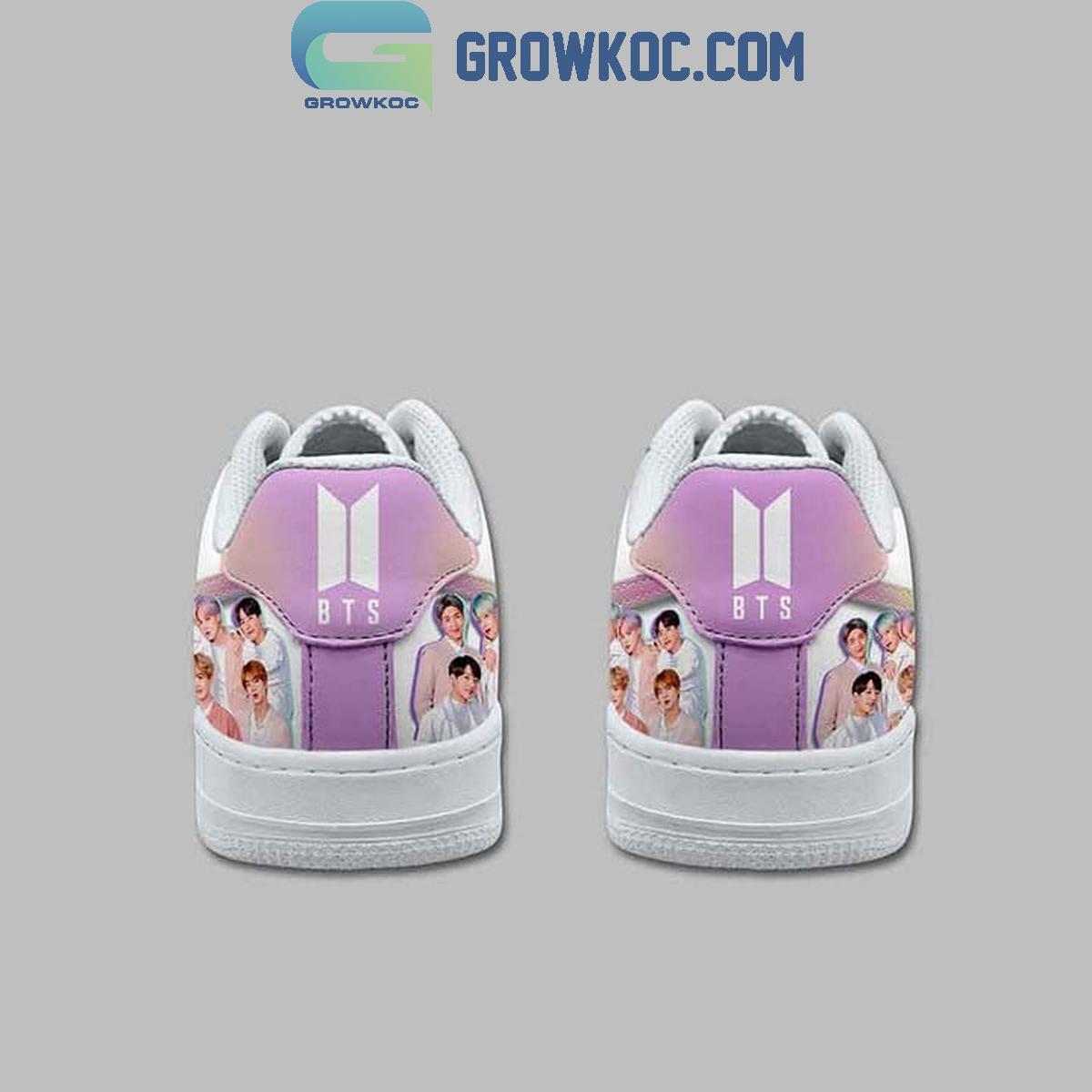 BTS Butter Love Sticker Air Force 1 Shoes