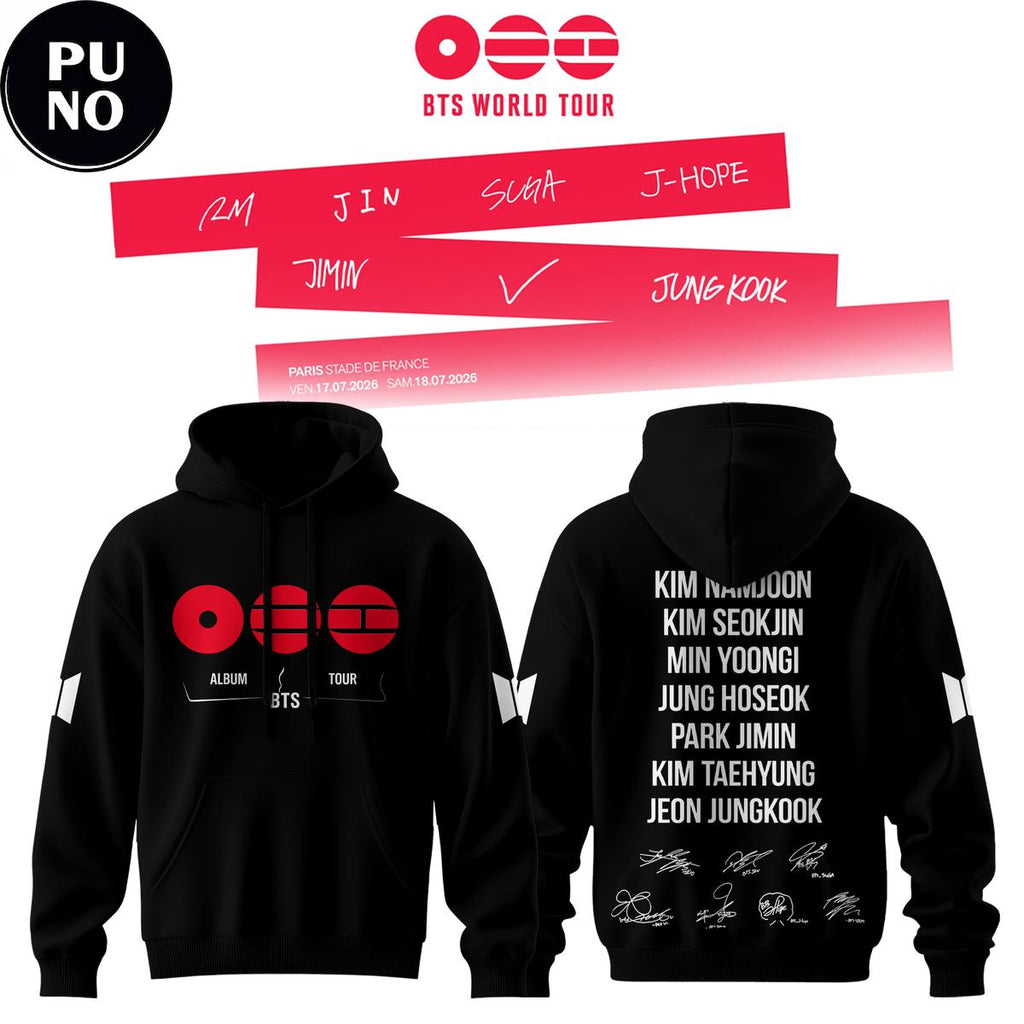 BTS Comeback & World Tour 2026 All 7 Members Hoodie