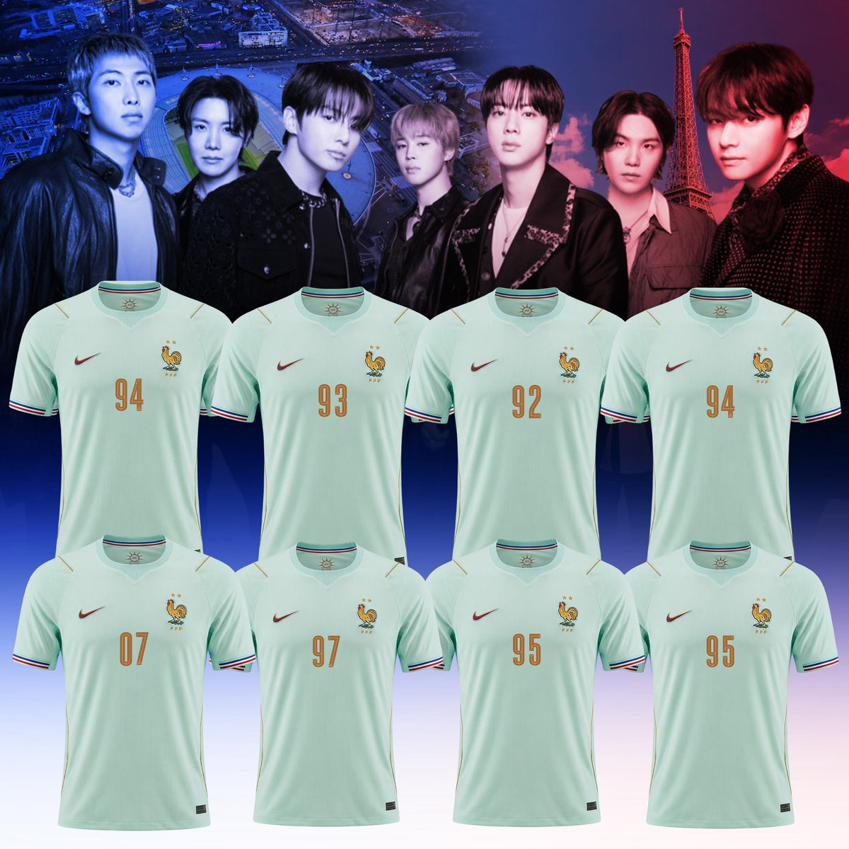 BTS France World Cup Team Jersey