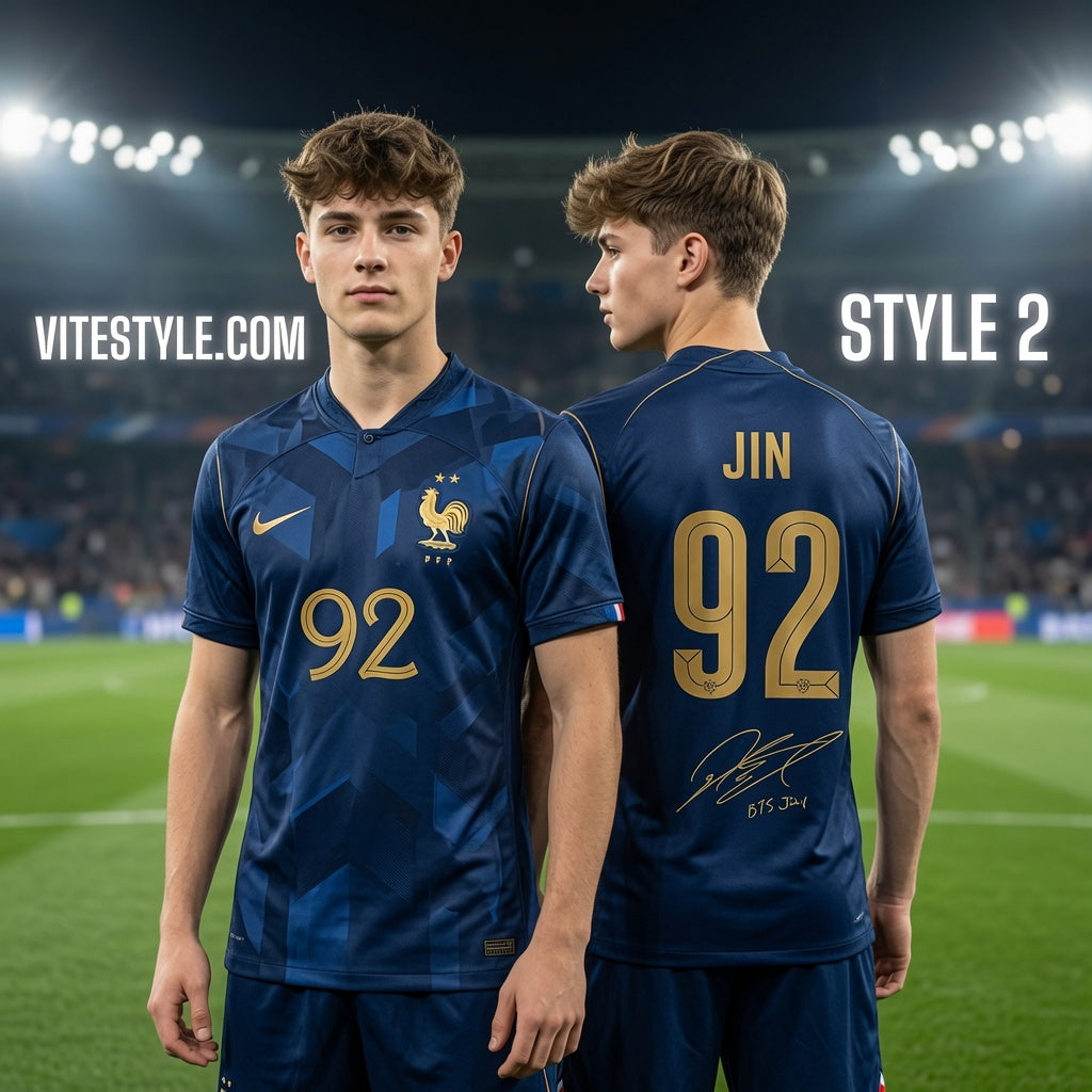 BTS France World Cup Team Jersey