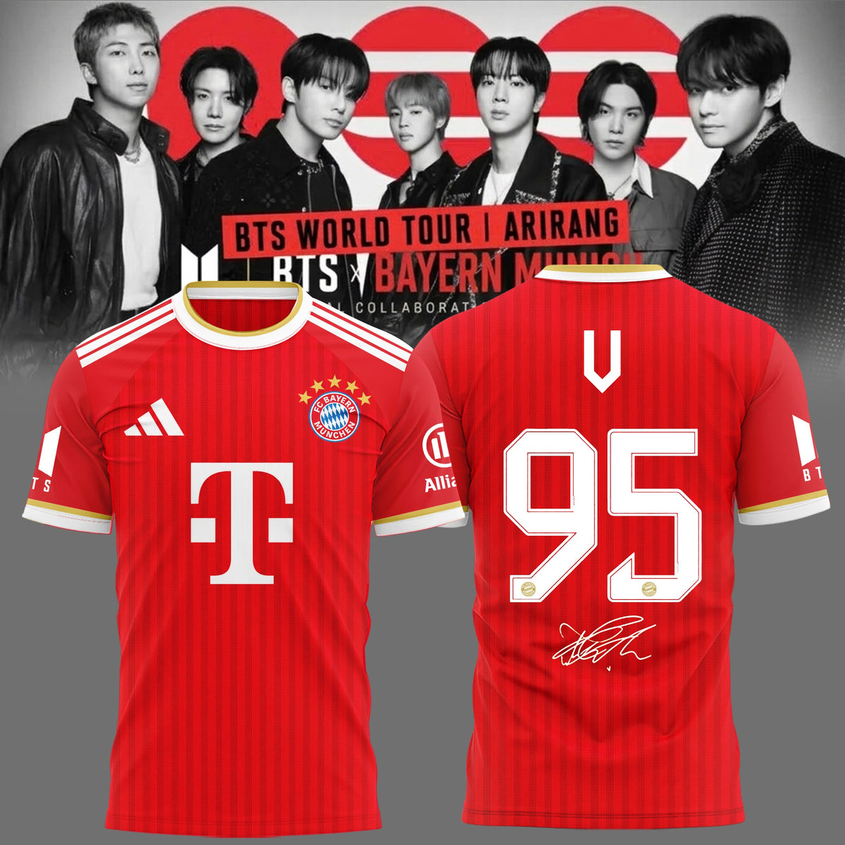 BTS V Bayern Munich Jersey