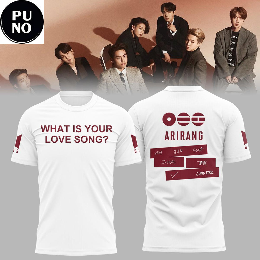 BTS What Is Your Love Song? Airang 2026 Hoodie T-Shirt