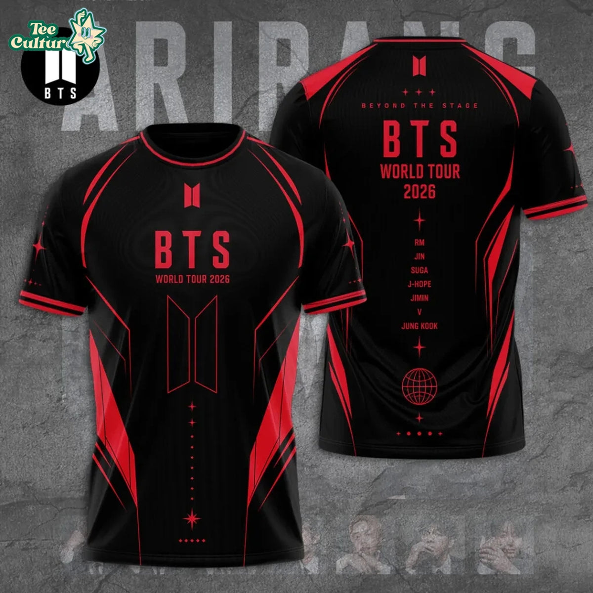 BTS World Tour 2026 3D All Over Print Shirt
