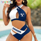 BYU Cougars Women Bikini Set Sporty Bikini Sets
