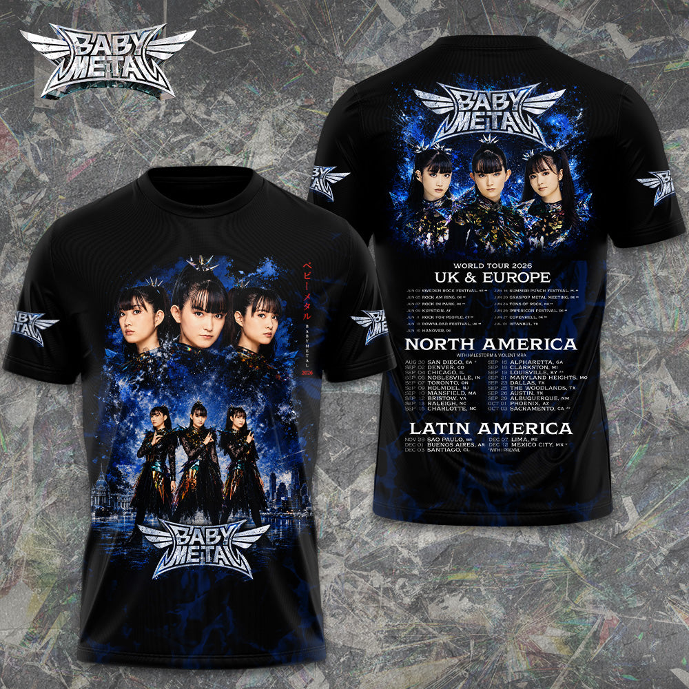 Babymetal World Tour 2026 3D Apparel – GNE7951