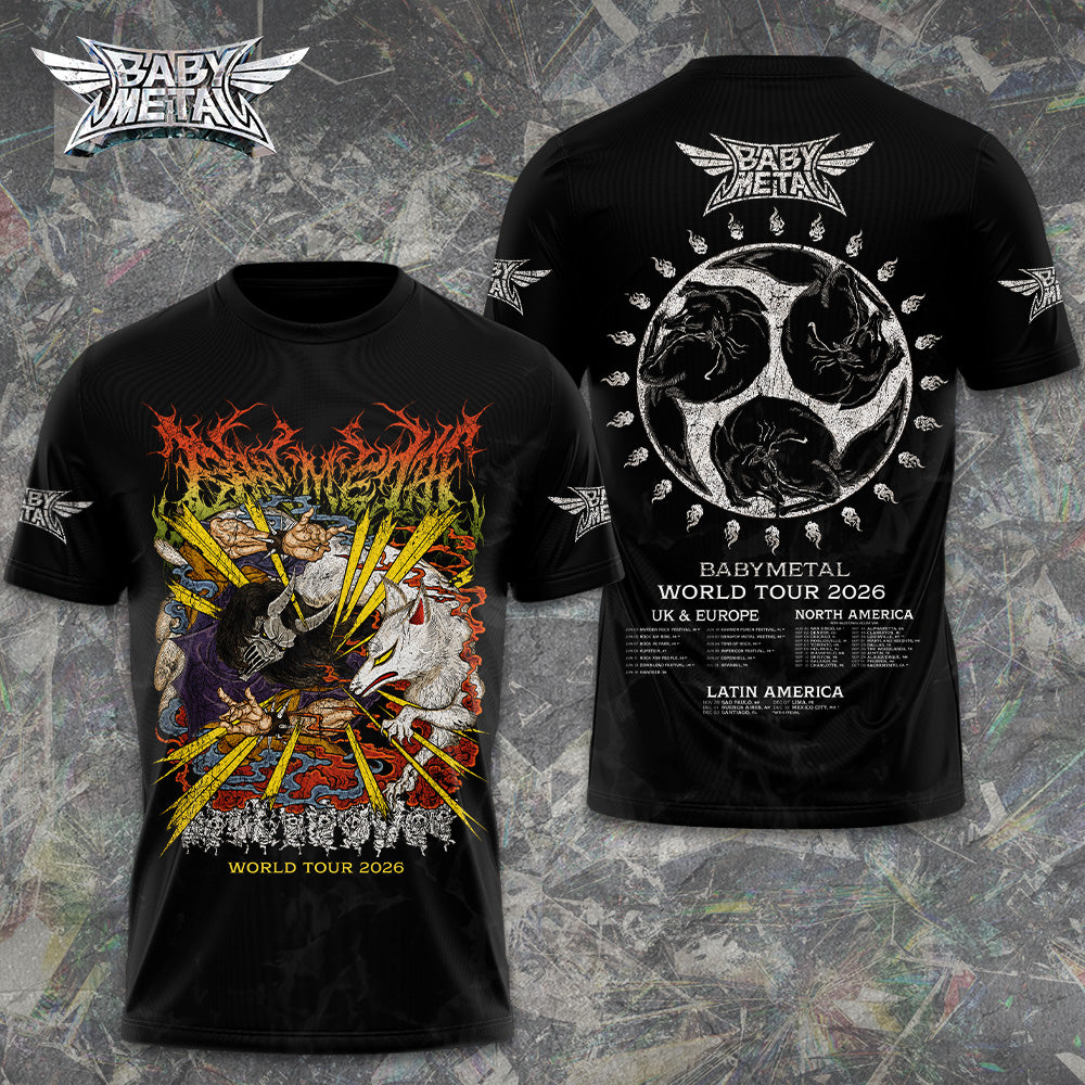 Babymetal World Tour 2026 3D Apparel – GNE7953
