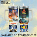 Back To The Future Personalized Tumbler 40Oz Delorean Time Machine Custom Cup