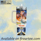 Back To The Future Personalized Tumbler 40Oz Delorean Time Machine Custom Cup