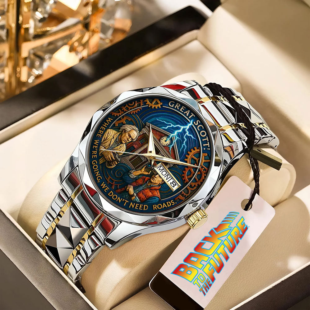 Back to the Future 40th Anniversary 2025 Alloy Luxury Quartz Watch - TANTN18026