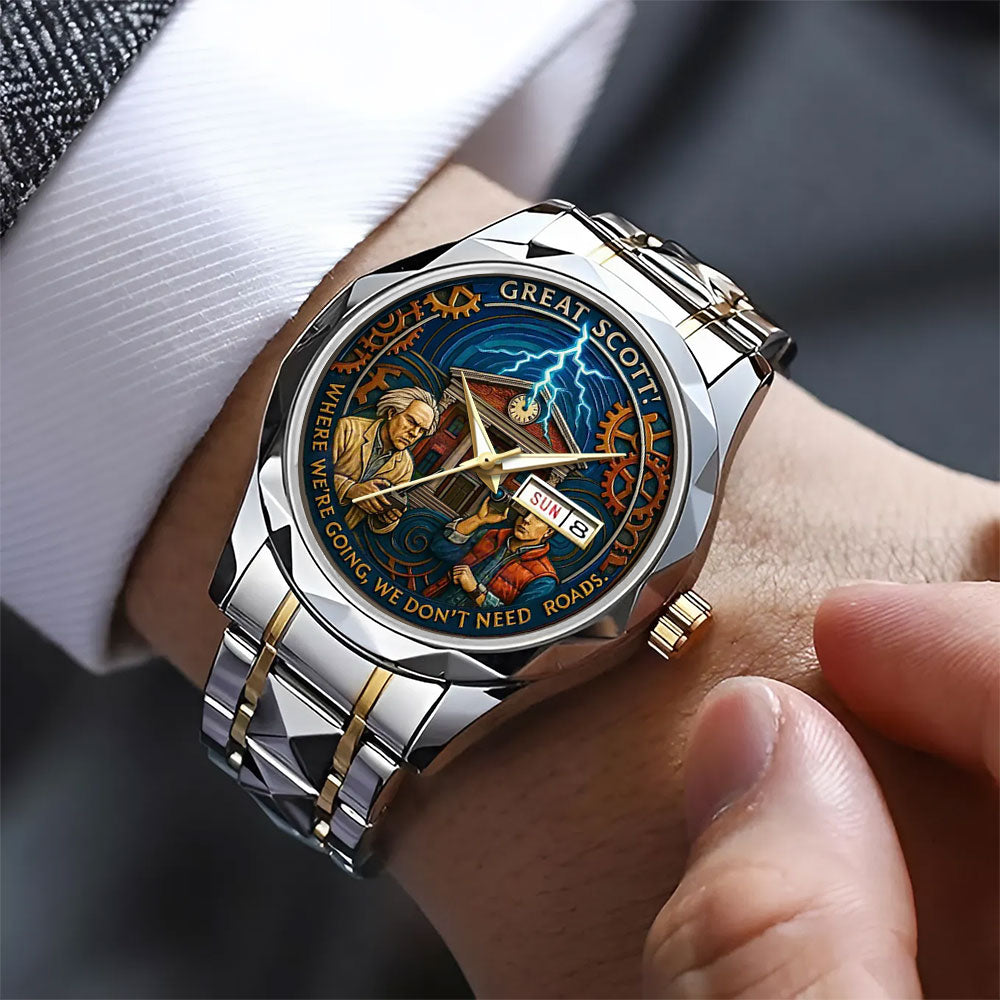 Back to the Future 40th Anniversary 2025 Alloy Luxury Quartz Watch - TANTN18026