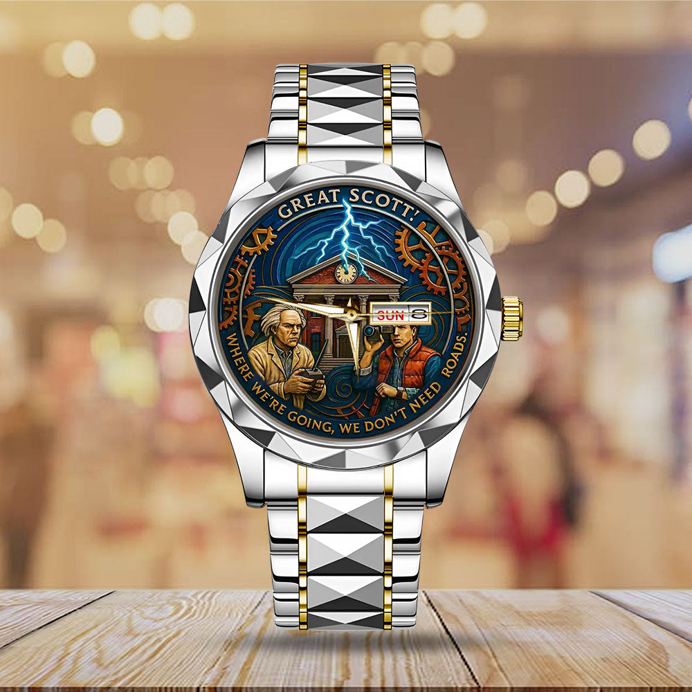 Back to the Future 40th Anniversary 2025 Alloy Luxury Quartz Watch - TANTN18026