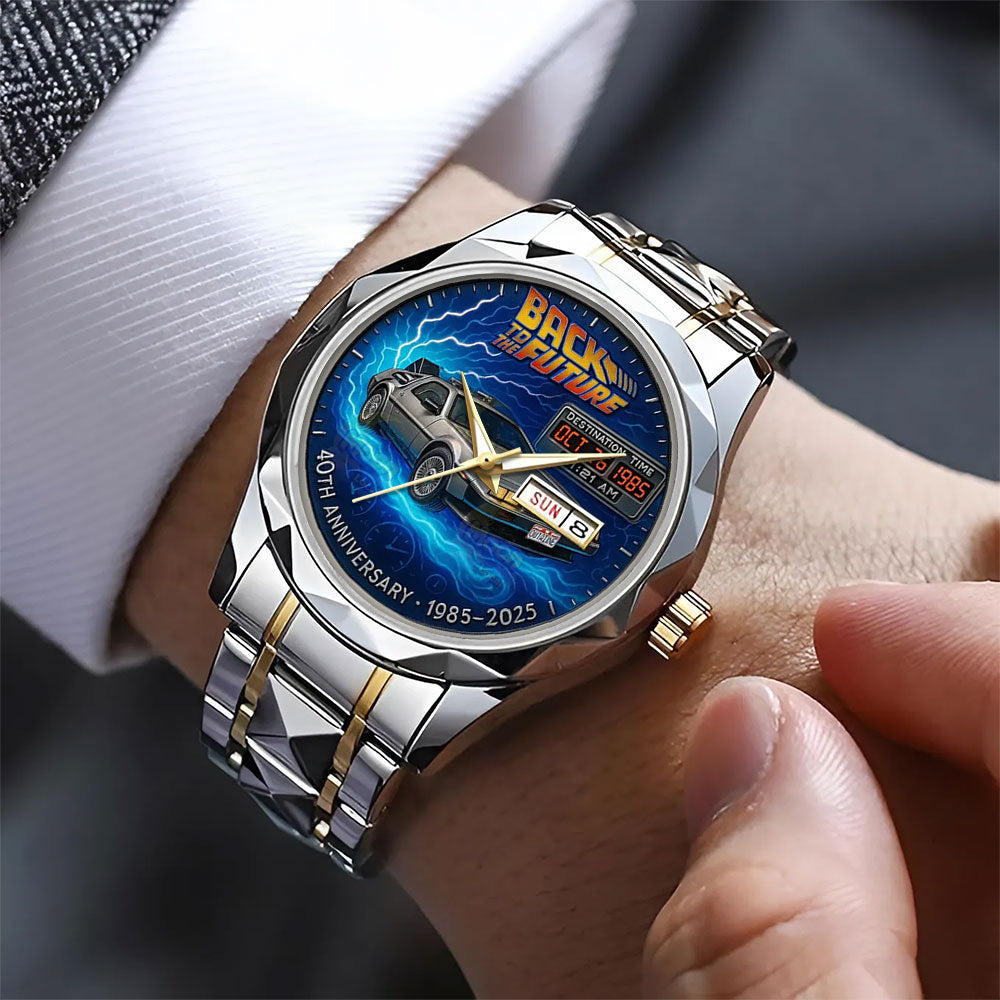 Back to the Future 40th Anniversary 2025 Alloy Luxury Quartz Watch - TANTN18028