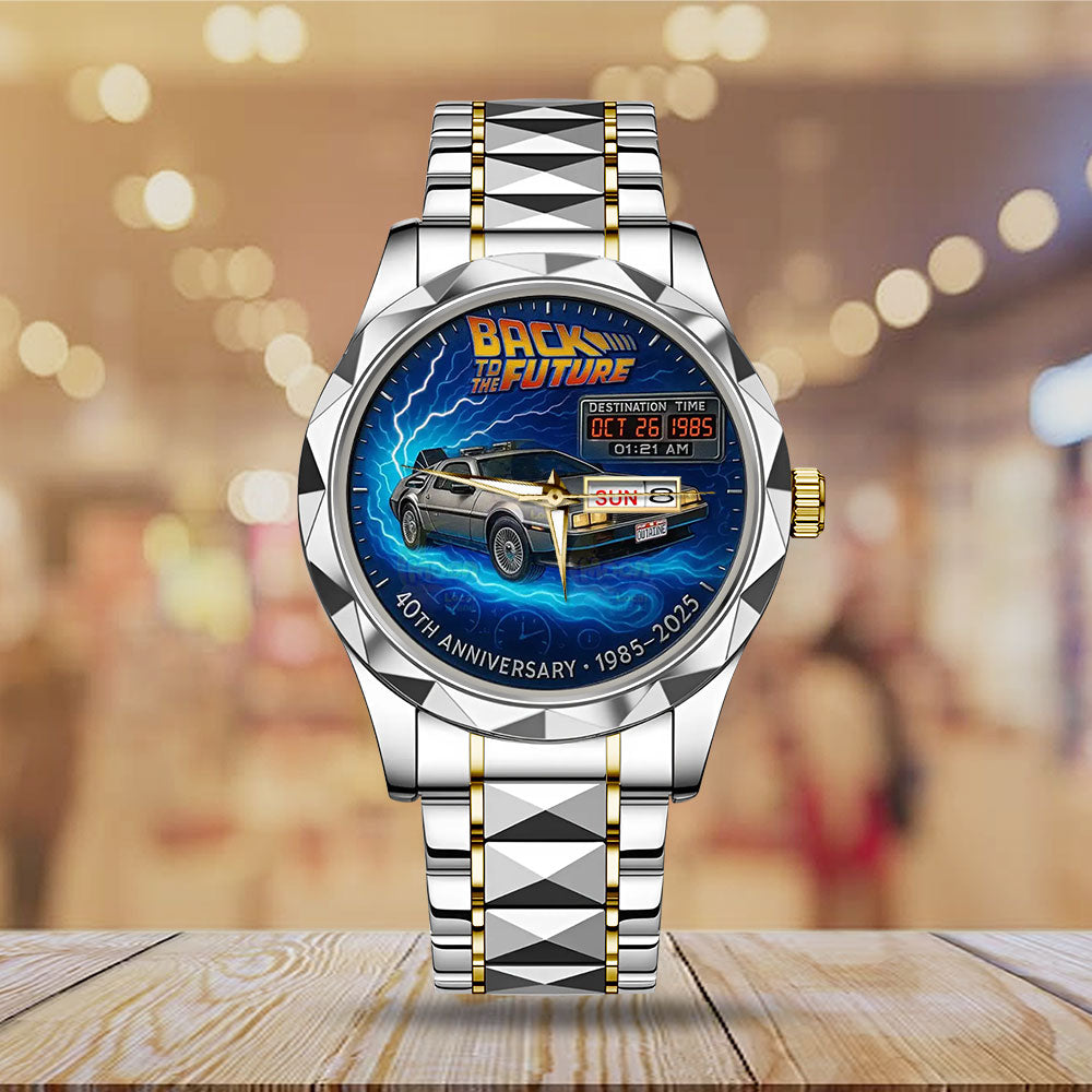 Back to the Future 40th Anniversary 2025 Alloy Luxury Quartz Watch - TANTN18028