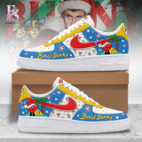 Bad Bunny Christmas Air Force Shoes