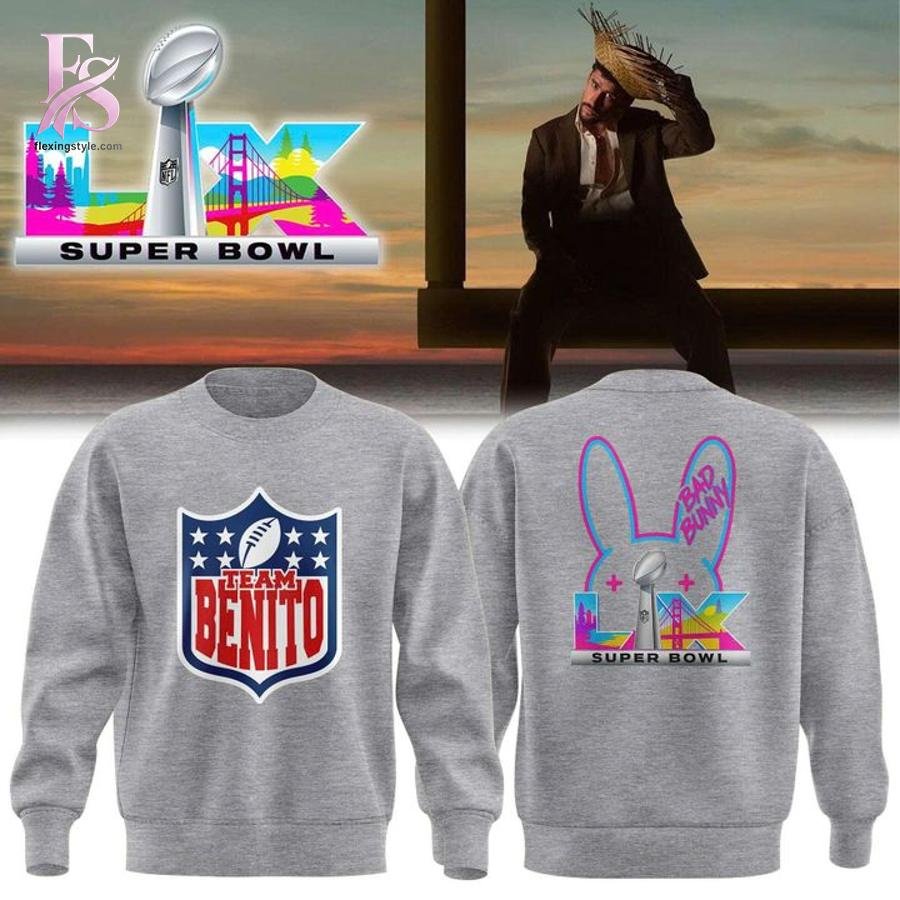 Bad Bunny x Super Bowl Team Benito Sweatshirt