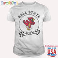 Ball State University Charlie Cardinal T Shirt