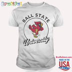 Ball State University Charlie Cardinal T Shirt