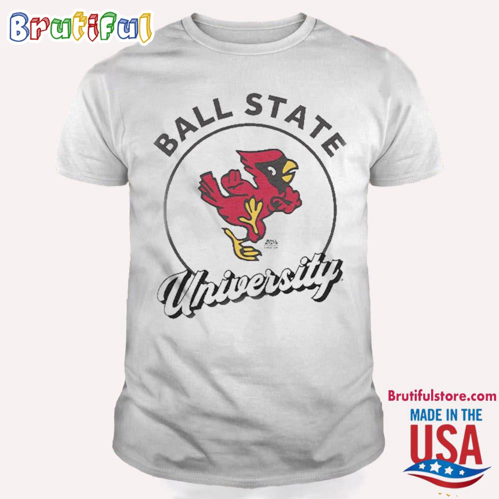 Ball State University Charlie Cardinal T Shirt