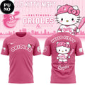 Baltimore Orioles 2026 Hello Kitty Night For Fans Shirt