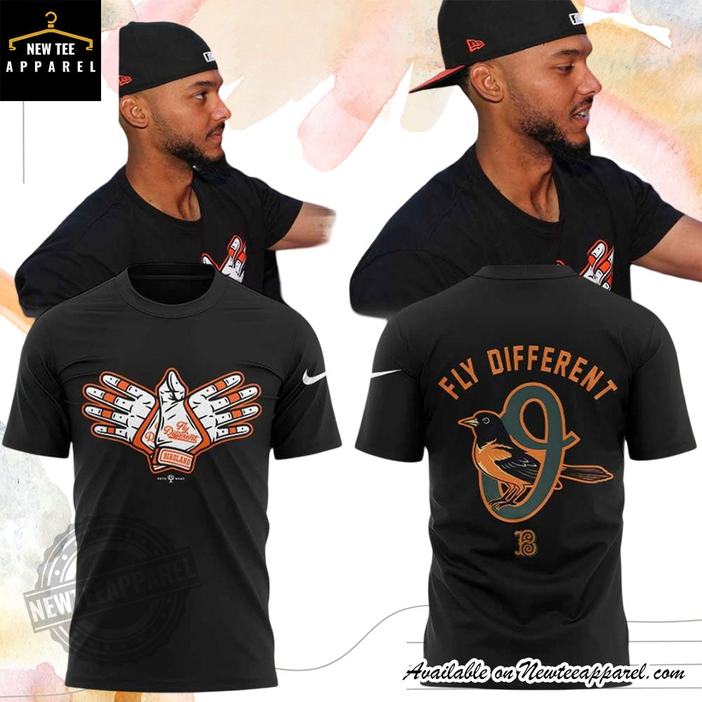Baltimore Orioles Fly Different Black Shirt