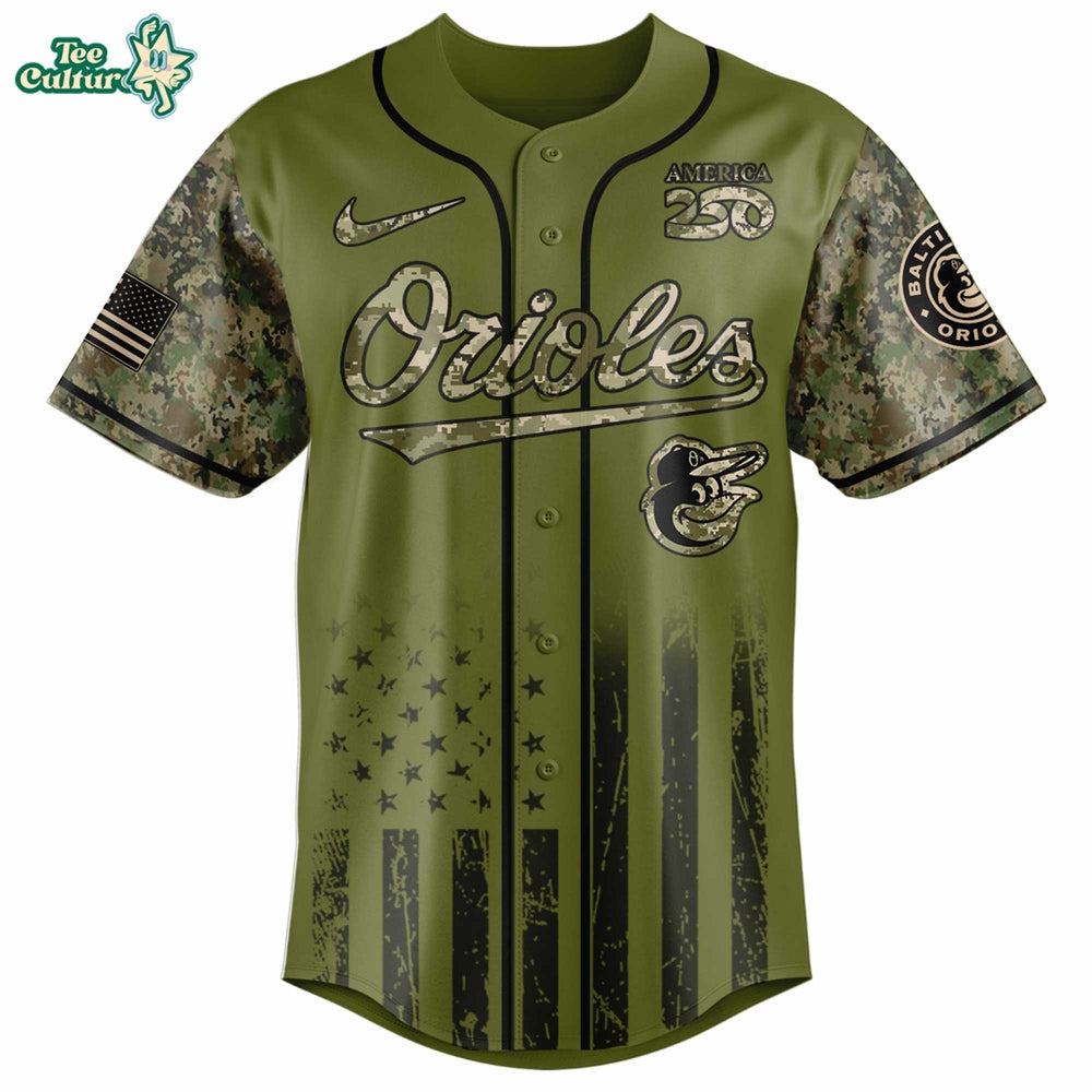 Baltimore Orioles Military Appreciation 2026 Limited Edition Baseball Jersey