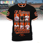 Baltimore Orioles Staring Lineup Est 1954 3D Shirt