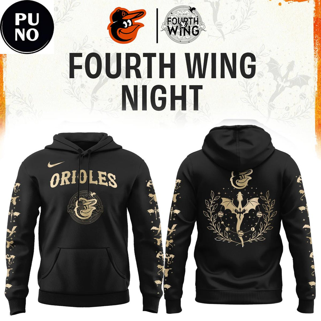 Baltimore Orioles x Fourth Wing Night 2026 Hoodie